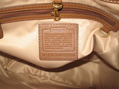 coach purse no serial number|coach authentication.